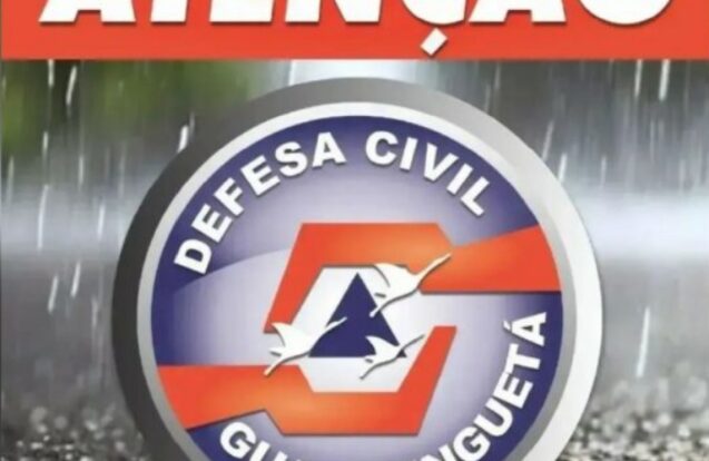 Rio Piagui sobe rapidamente e moradores de Guaratinguetá entram em alerta