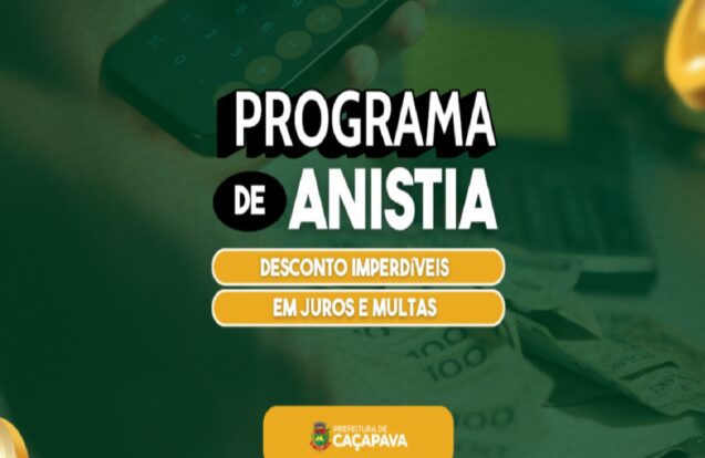 Caçapava oferece até 100% de desconto em juros e multas de dívidas