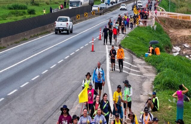 Romaria na Via Dutra reúne 52 mil peregrinos e termina sem mortes pelo segundo ano seguido