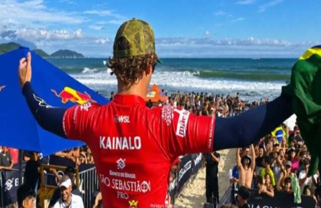 Ryan Kainalo vence em Maresias e leva Ubatuba ao topo do surfe mundial