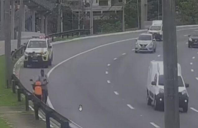 São José dos Campos flagra autopropelido no Anel Viário e escolta condutor