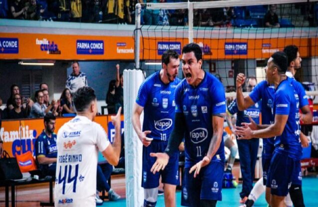 São José garante vaga nos playoffs do Paulista de Vôlei