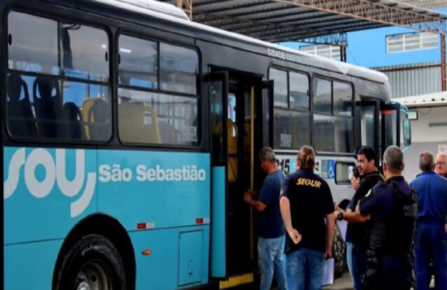 São Sebastião fiscaliza ônibus da SOU e dá prazo de 5 dias para corrigir problemas
