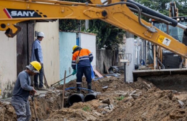 São Sebastião investe em obras na Vila Amélia para reduzir alagamentos
