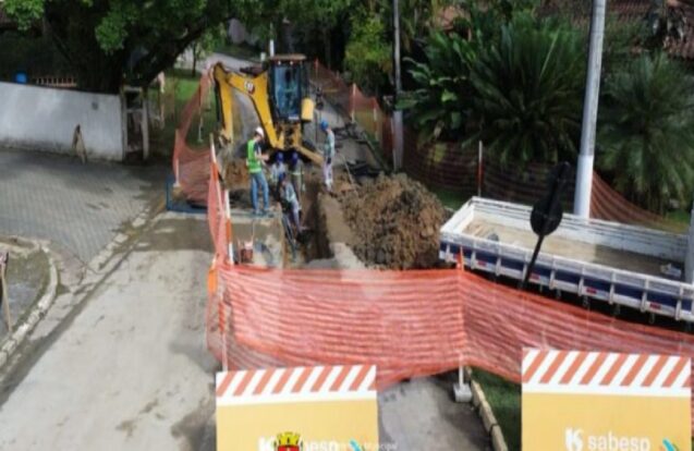 Ubatuba terá mudanças no trânsito do Centro durante obras de saneamento